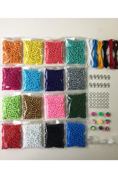 YAĞMUR BİJUTERİ Σετ χόμπι με χάντρες άμμου (26 είδη)