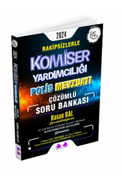 Rakipsiz UZEM KOMİSER YARDIMCILIĞI POLİS MEVZUATI ÇÖZÜMLÜ SORU BANKASI
