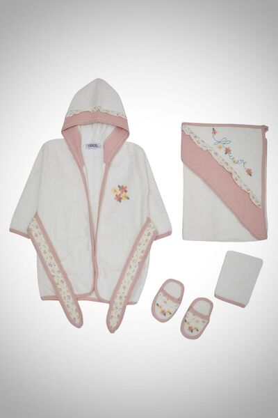 Gaye Bebe Antialerjik 1.Sınıf Havlu Ve Bornoz Seti