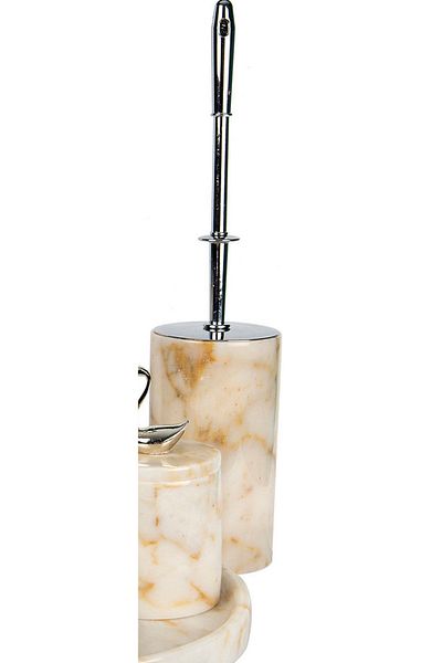 ege gross Opium Candy Color Silver Detailed Marble Toilet Brush