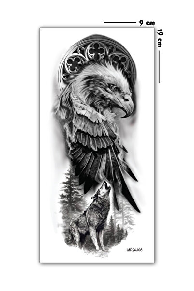 Jet Online Kartal ve Kurt Geçici Dövme