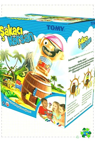 OMZ 1 Natural Playful Pirate Box - Educational Montessori Toy for Boys and Girls