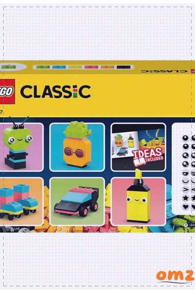 OMZ Neon Color Montessori Toy for 5 Years Old Girls and Boys with Pieces - 333 Pieces