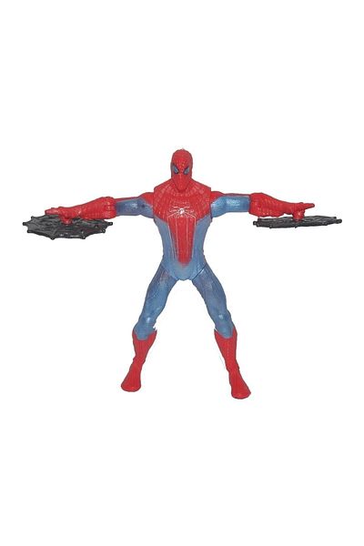 OMZ قطعة واحدة من لعبة شخصية الرجل العنكبوتي المضيئة المضيئة من Venom Titan Hero Spiderman مقاس 16 سم