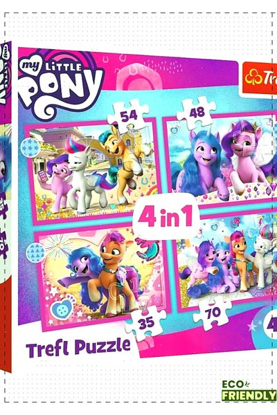 OMZ فيلم ميلتل بوني 2021 - لغز 4 في 1، فتاة صبي، مونتيسوري تعليمي