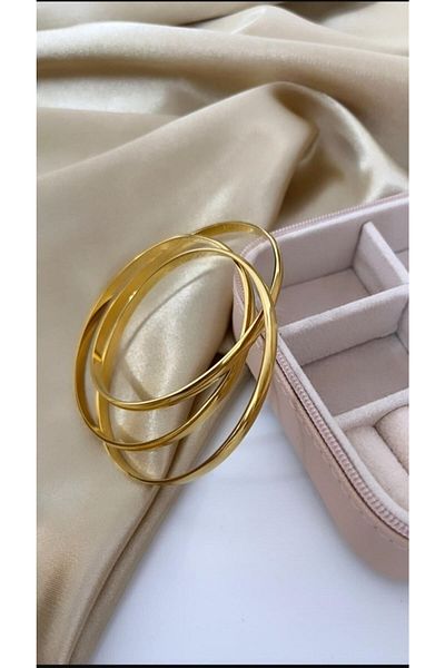 zeynep Z&d Accessory New Season Steel Anti-Tarnish Ajda 3-Piece Bracelet