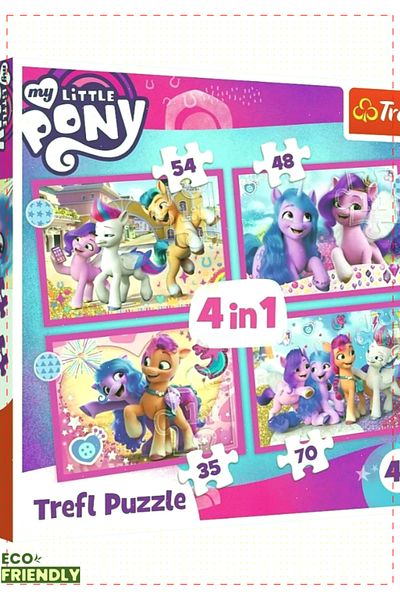 OMZ فيلم ميلتل بوني 2021 - لغز 4 في 1، فتاة صبي، مونتيسوري تعليمي