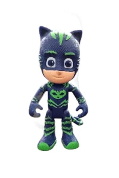 OMZ 1 Adet Pijamaskeliler 1 Adet  Kedi Çocuk 9 Cm Figür Oyuncak Erkek Cocuk Oyuncakları Kız Cocuk