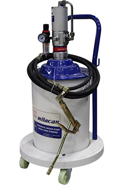 Genel Markalar MTGP5020 20 Kg Depolu Havalı Gres Pompası 50:1 6-8 Bar