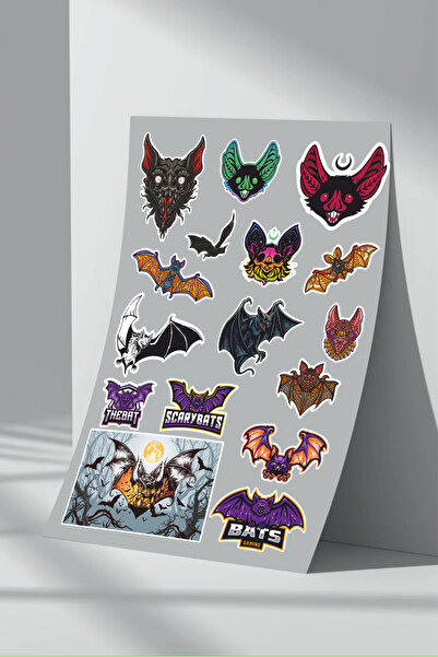 Sticker Market Set de 5 autocolante liliac