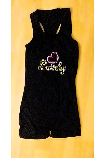 Zen Güneşlife  Şortlu Kız Çocuk Mayosu Siyah