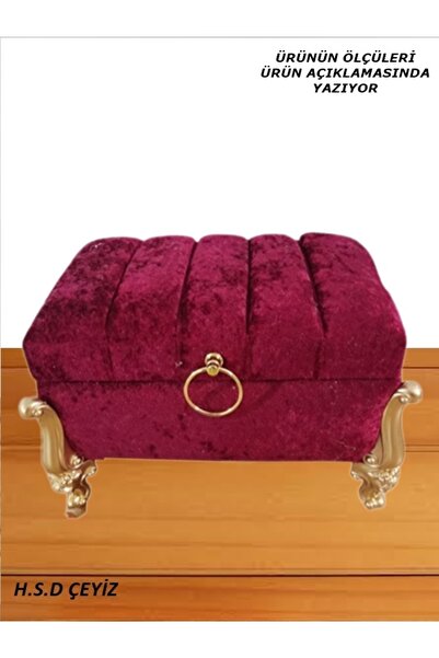 Hasret Çeyiz Sandık Bohça Damat Gelin Makyaj Çeyiz Sandığı 0206