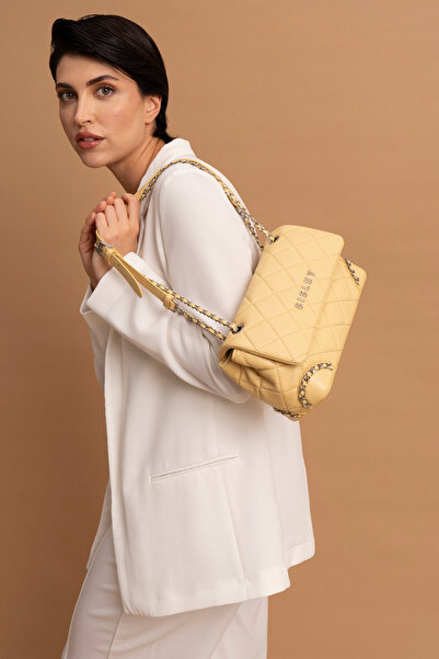 Sisley Yellow Women's Shoulder Bag - Sly077