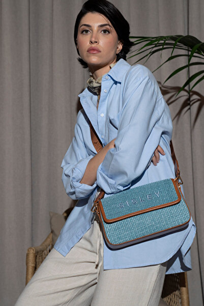 Sisley СИНЬО ЖЕНСКА ЧАНТА ЗА РАМЕНА - SLY096