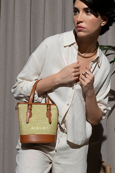 Sisley حقيبة كتف نسائية خضراء - SLY046