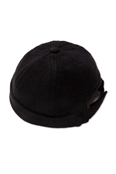 hateko Black Winter Fisherman Hat