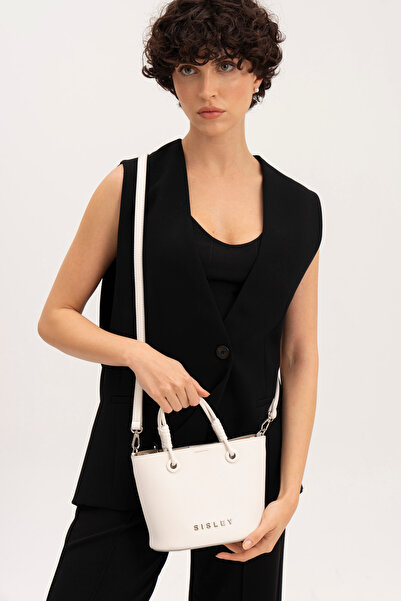 Sisley White Women's Handbag - SLY037