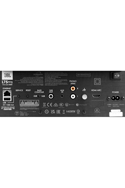 JBL L75MS Kablosuz WiFi Hoparlör, Black Gloss
