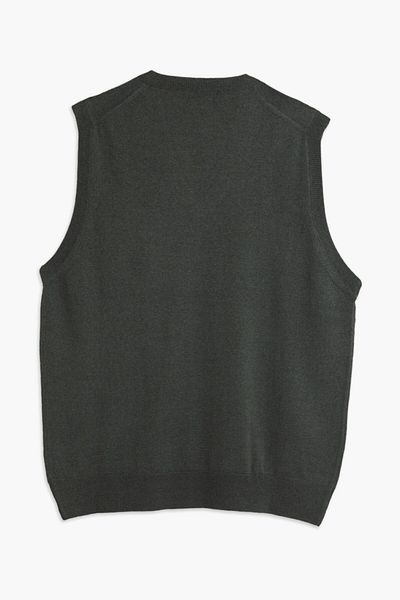 hateko Ανδρικό μάλλινο πουλόβερ Nefti Green Classic Cut