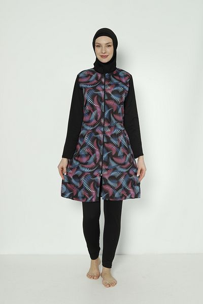 TRİYA FASHİON Hijab Swimsuit - Women's, Zippered