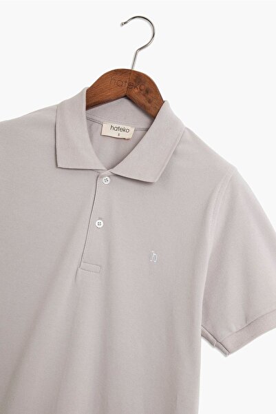 hateko Tricou 100% bumbac cu croială clasică, cu gât Polo