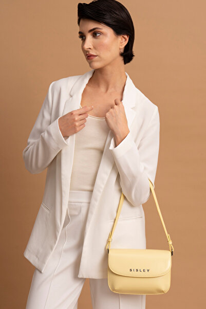 Sisley Yellow Women's Shoulder Bag - Sly113 Model