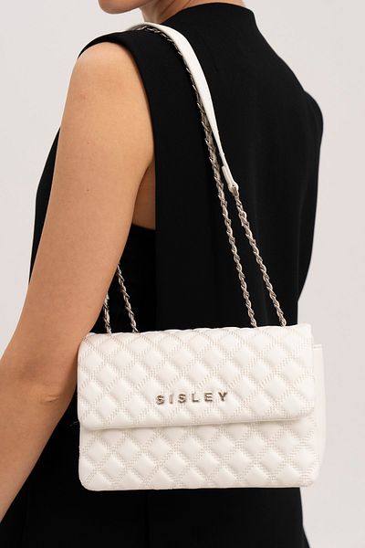 Sisley Geantă albă de umăr pentru femei - SLY080