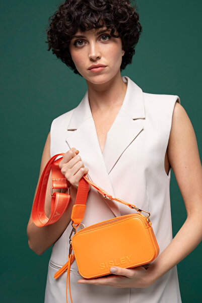 Sisley Women's Crossbody Bag Orange Sly002