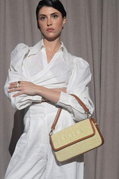 Sisley حقيبة كتف نسائية خضراء - SLY096