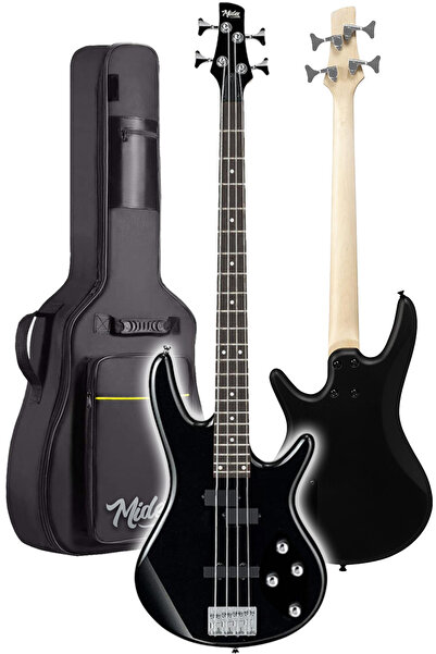 Midex Mbg-400bk Üst Segment Profesyonel Bas Gitar 4 Telli (SOFTCASE GİGBAG VE KABLO DAHİL)