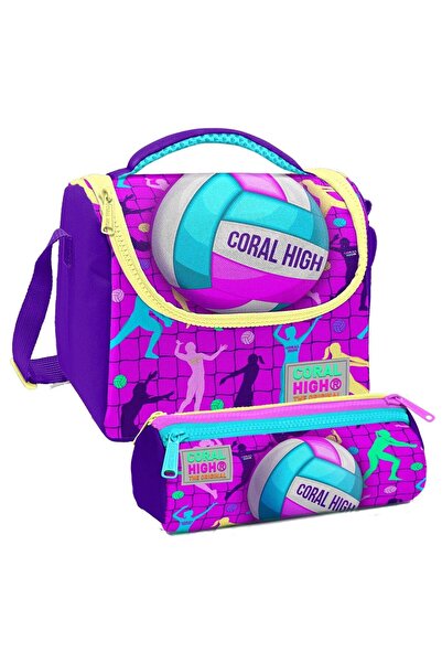 Coral High Roze ljubičasta odbojkaška lopta D Sa deznom I Toplotna izolacija ...