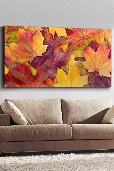 Evinemoda Sonbahar Yapraklar Kanvas-canvas Tablo