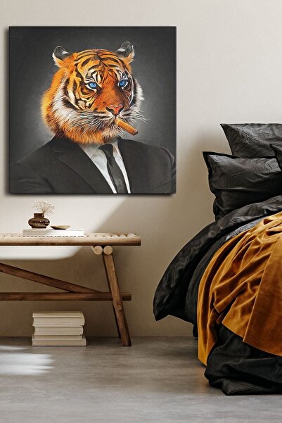 Evinemoda Simokinli Lav Jednodijelni Kvadratni Kanvas - Slika na Kanvasu