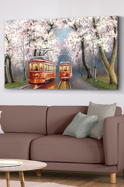 Evinemoda Tranway Kanvas - Canvas Tablo