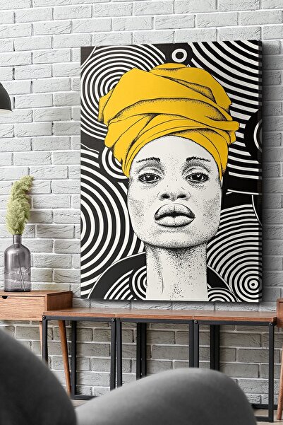 Evinemoda Tradicionalna ženska slika na platnu - Slika na platnu