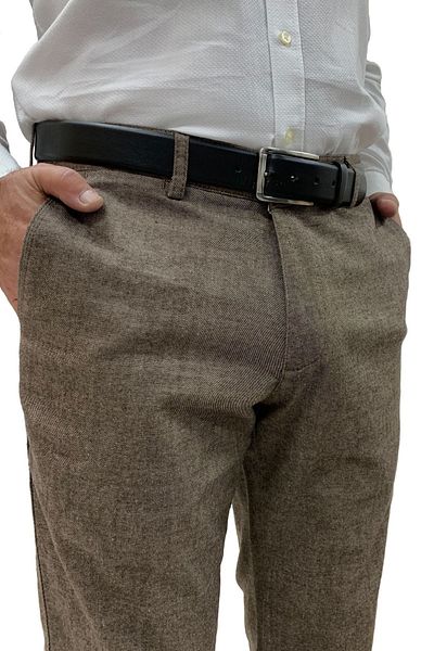 daddies cool with epic Brown Cotton Mix. Chino Pants