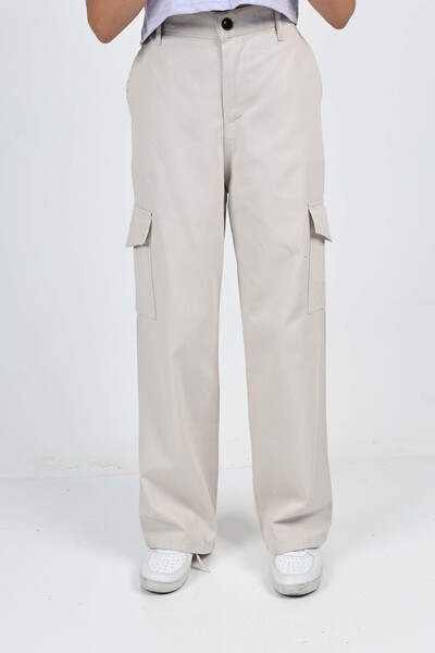 LePold Γυναικείο παντελόνι Gabardine - Loose Fit, Four Seasons