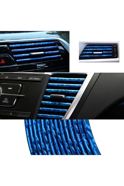Autowinn In-Car Air Conditioner Grille Air Outlet Decorative Strips Air Condi...