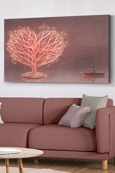 Evinemoda Slika na platnu Drvo srca - Slika na platnu
