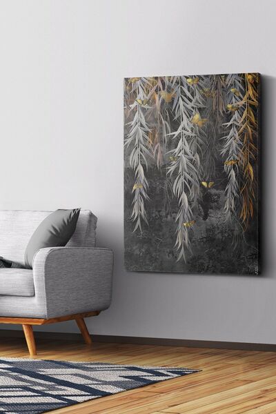 Evinemoda Yapraklar Kanvas - Canvas Tablo