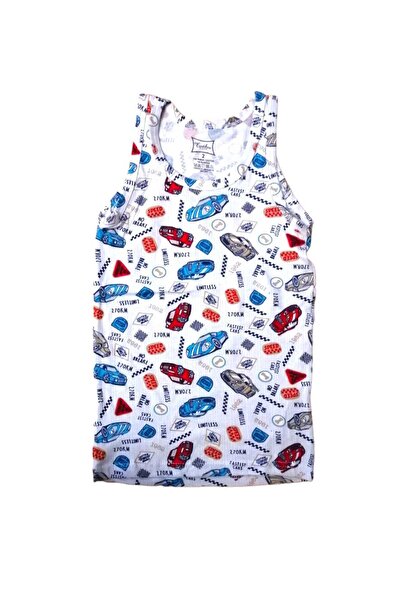 trenddünya Tutku 3-Piece Boy Colorful Cotton Undershirt