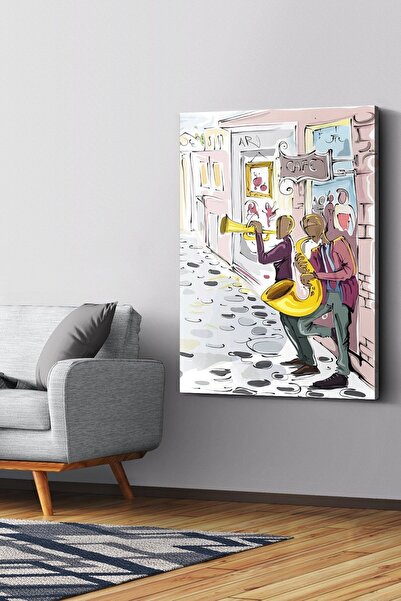 Evinemoda Ulični umetnik na platnu - Slikanje na platnu