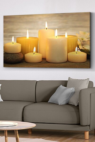 Evinemoda Sveće na platnu - Slikanje na platnu