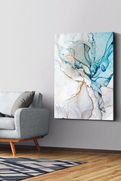 Evinemoda Apstraktno tirkizno platno - Slika na platnu