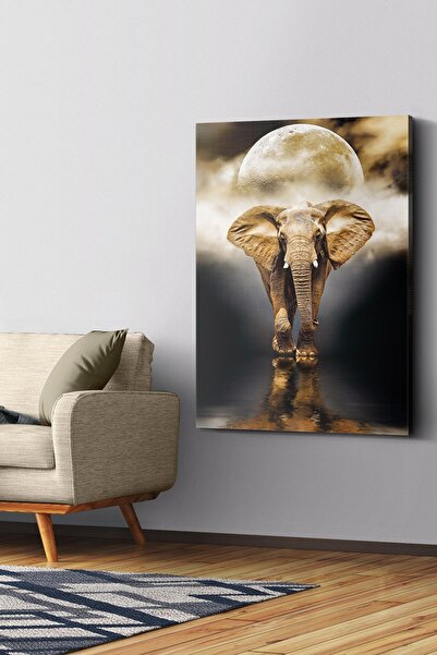 Evinemoda Fil Kanvas - Canvas Tablo