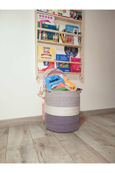 BEVEZ HOME Çok Amaçlı Hasır Sepet Banyo Sepeti Dekor Sepet Havlu Sepeti