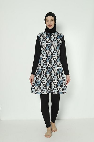 TRİYA FASHİON Hijab Swimsuit - Women's, Zippered
