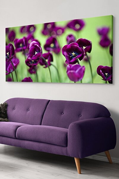 Evinemoda Ljubičasti cvet, jednodijelna slika na platnu