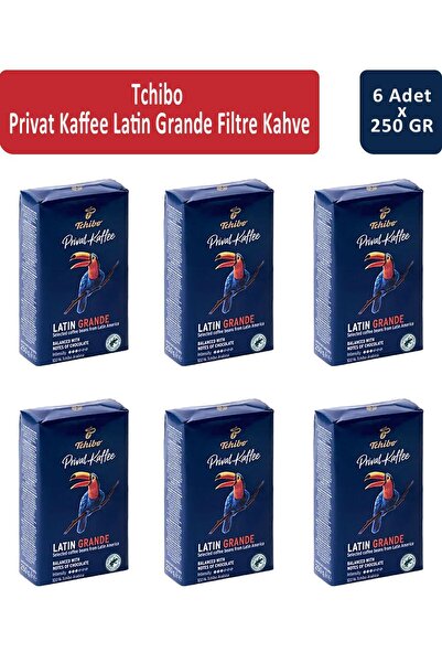 Tchibo Privat Latin Grande Filtre Kahve 250 gr x 6 Adet