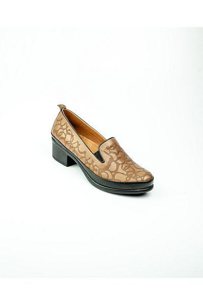 Castle Black 24604 - 1 Tan Leather Women's Shoes, Daily Use